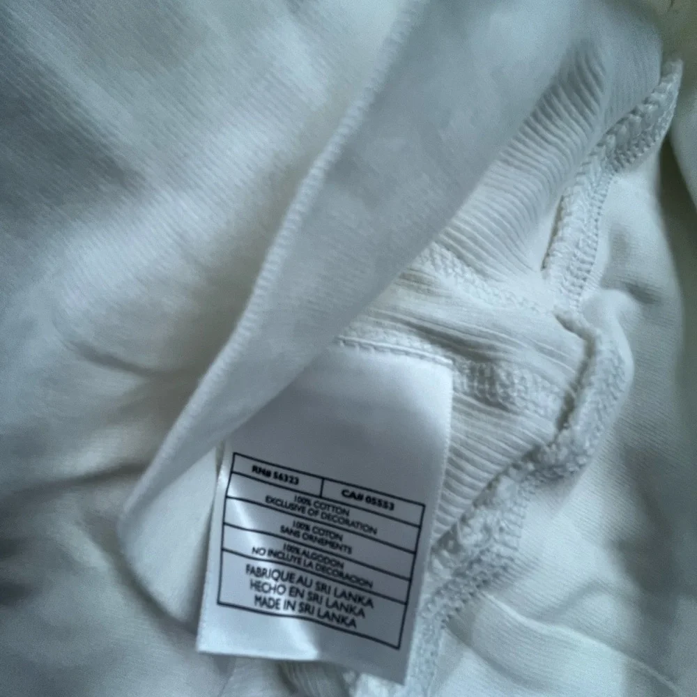 NWT Nike White Ribbed Long Sleeve Tee Top XL